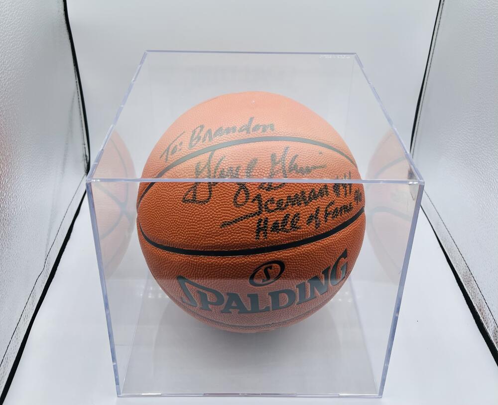 George Gervin "The Iceman" Autograph Signed 1996 HOF Official NBA Basketball Authentic Image 2