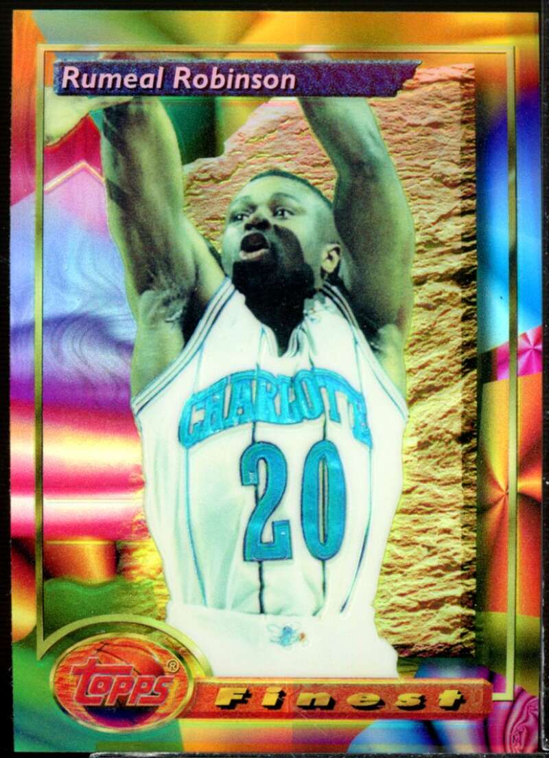 Rumeal Robinson Card 1993-94 Finest Refractors #206  Image 1