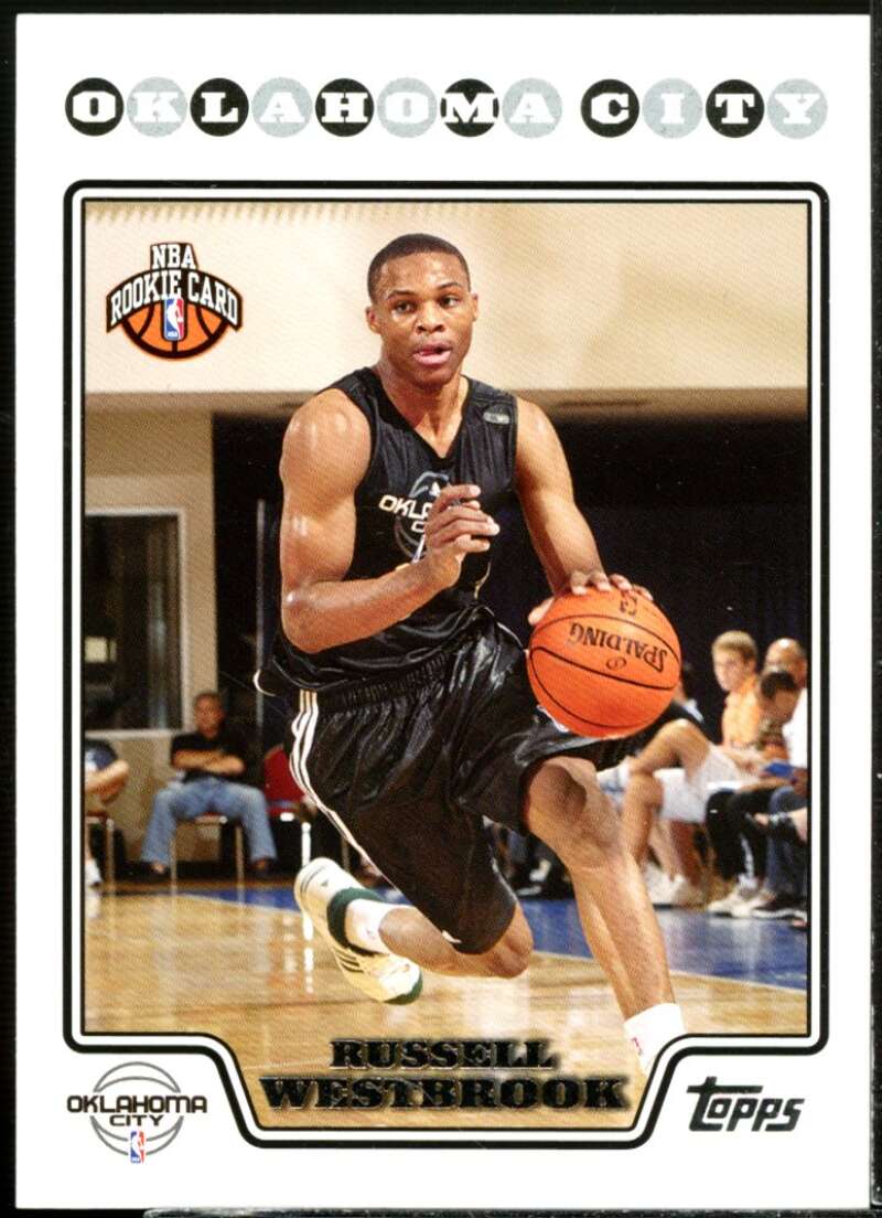Russell Westbrook Rookie Card 2008-09 Topps #199  Image 1