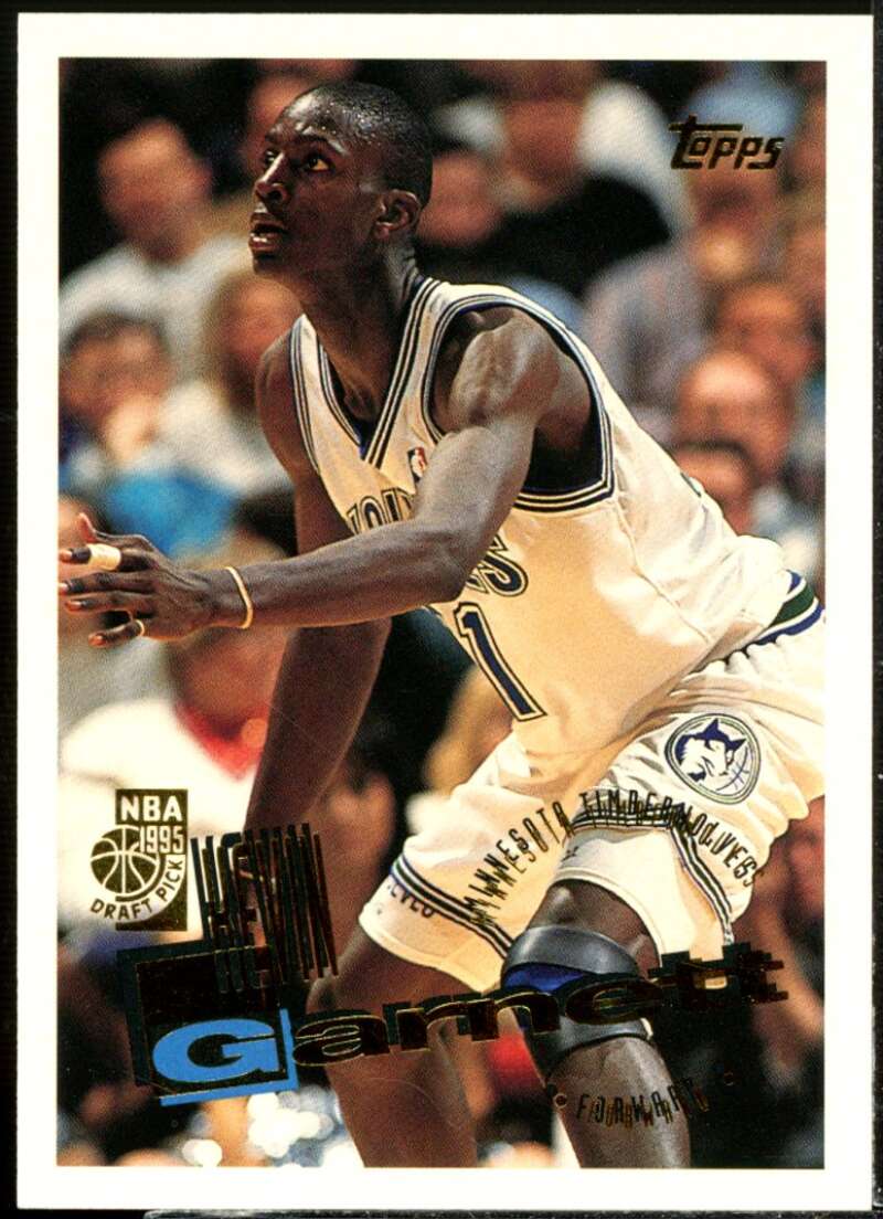 Kevin Garnett Rookie Card 1995-96 Topps #237  Image 1