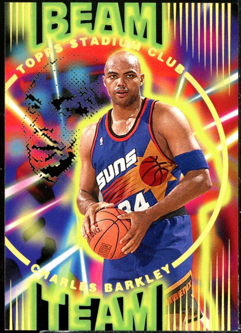 Charles Barkley Card 1995-96 Stadium Club Beam Team #B11  Image 1