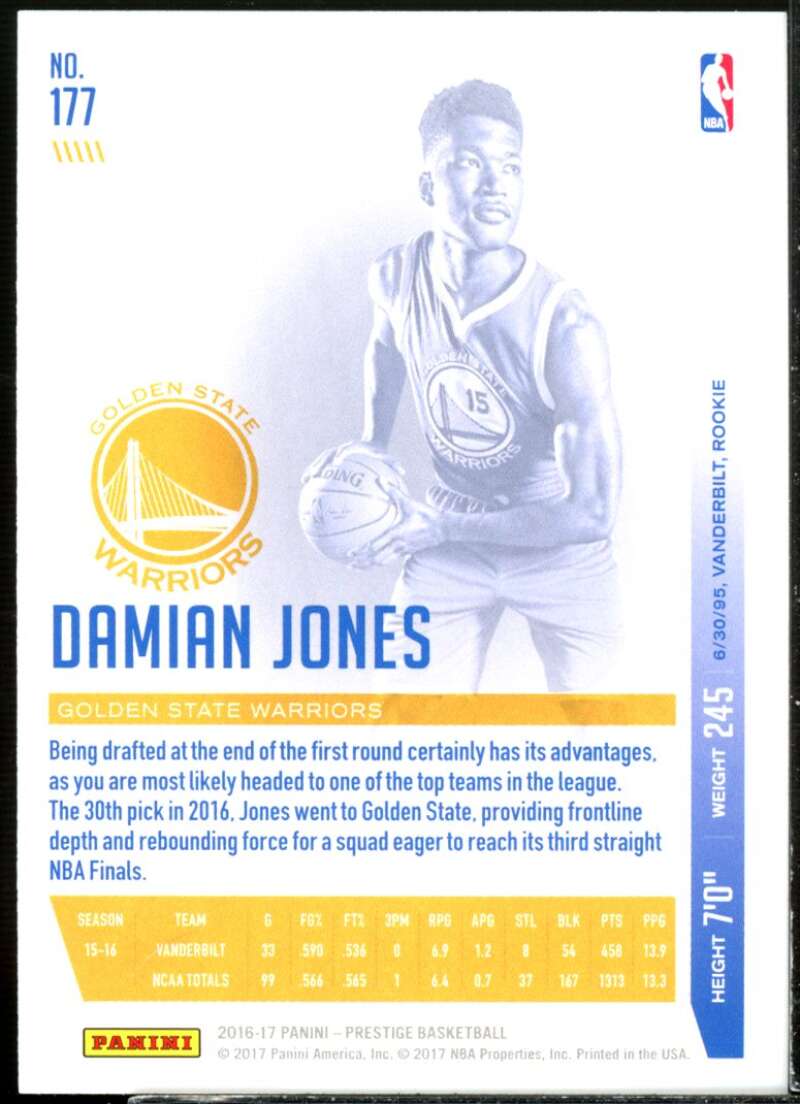 Damian Jones Rookie Card 2016-17 Prestige Crystal #177  Image 2