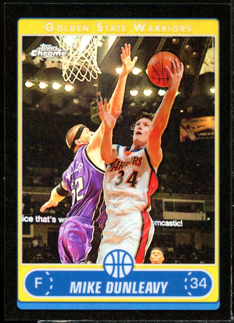 Mike Dunleavy Card 2006-07 Topps Chrome Refractors Black #47  Image 1