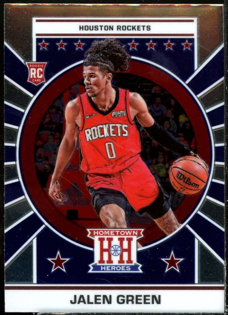 Jalen Green/Hometown Heroes Optic Rookie Card 2021-22 Panini Chronicles #647  Image 1