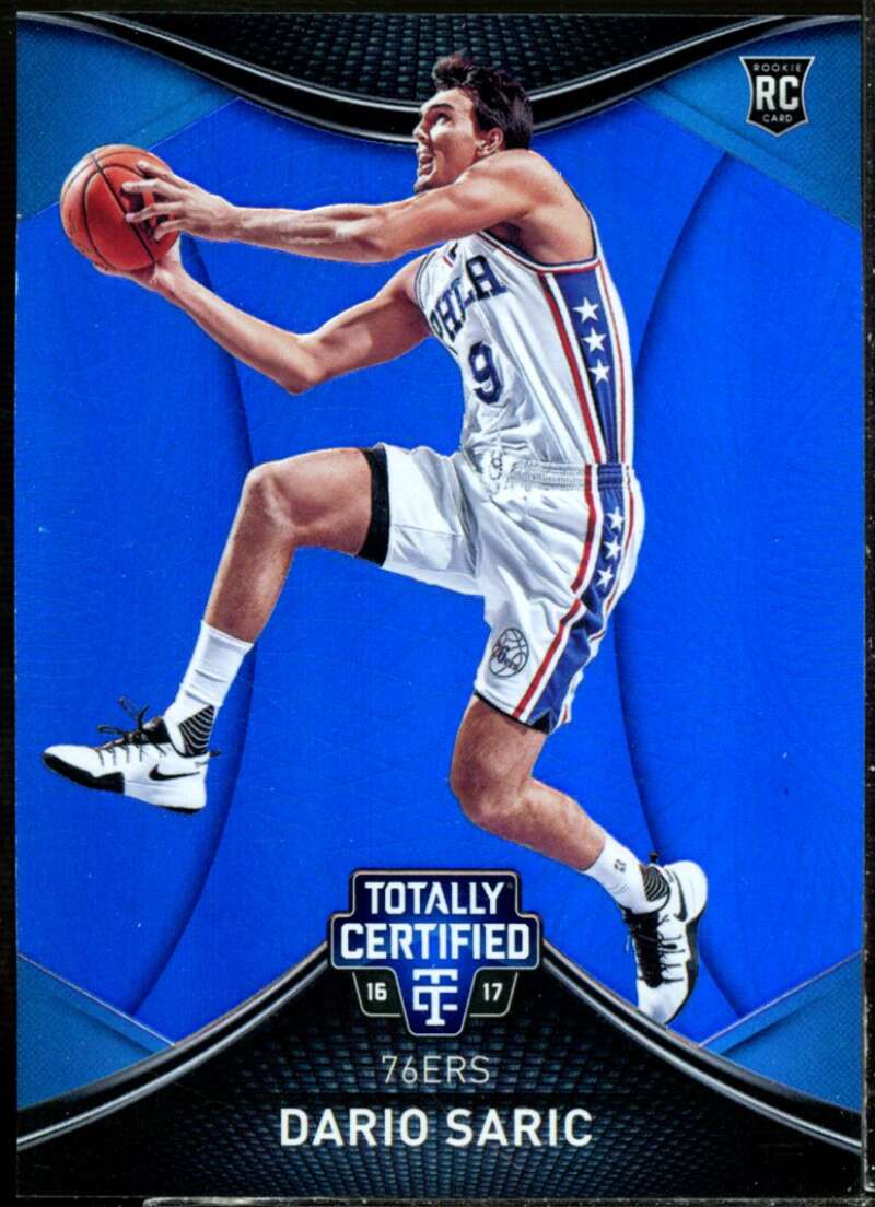 Dario Saric Rookie Card 2016-17 Totally Certified Blue #138  Image 1