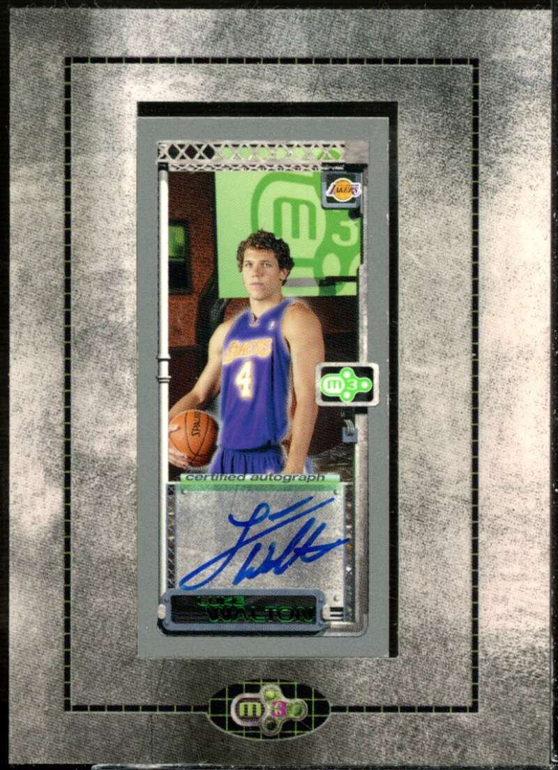 Luke Walton G Rookie Card 2003-04 Topps Rookie Matrix Mini Autographs #LW  Image 1