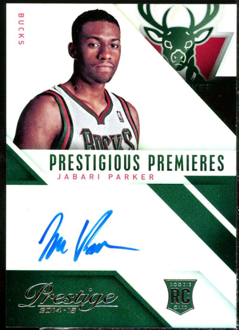 Jabari Parker 2014-15 Prestige Premium Prestigious Premieres Signatures #PPJP  Image 1