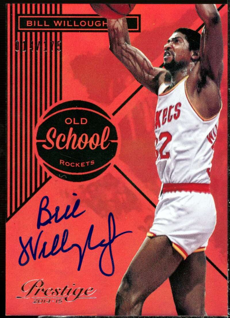 Bill Willoughby Card 2014-15 Prestige Premium Old School Signatures #12  Image 1