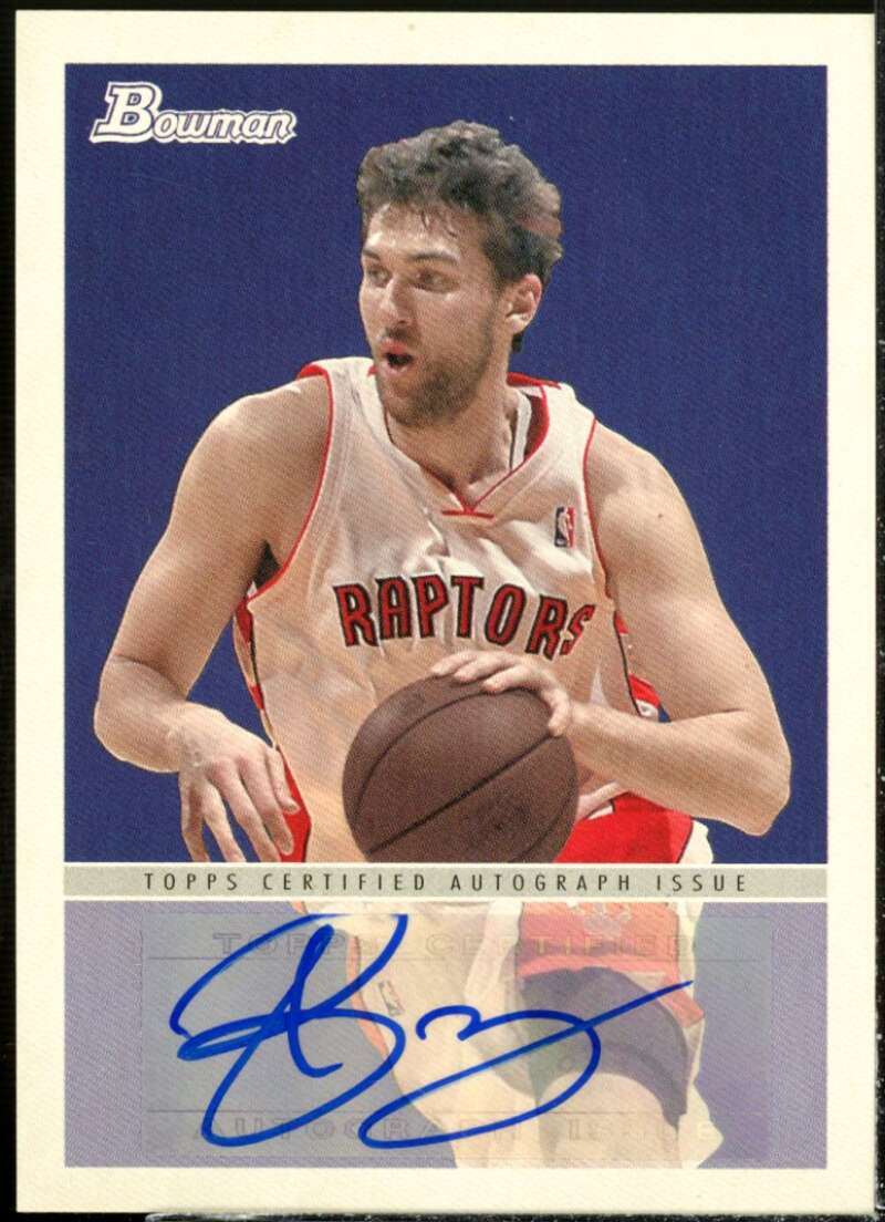 Andrea Bargnani Card 2009-10 Bowman 48 Autographs #48AABA  Image 1