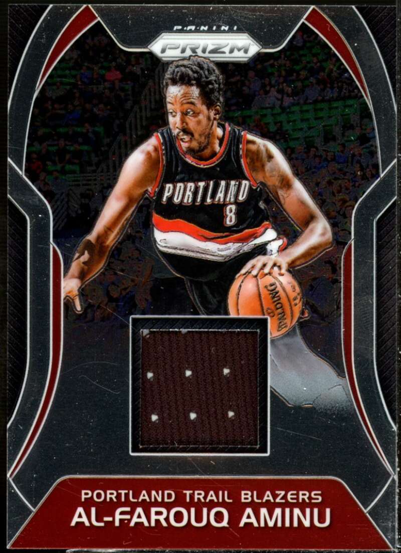 Al-Farouq Aminu Card 2017-18 Panini Prizm Sensational Swatches #42  Image 1