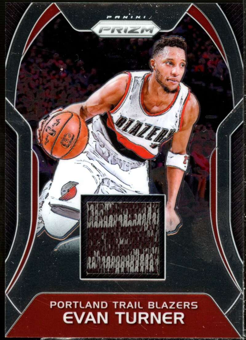 Evan Turner Card 2017-18 Panini Prizm Sensational Swatches #56  Image 1