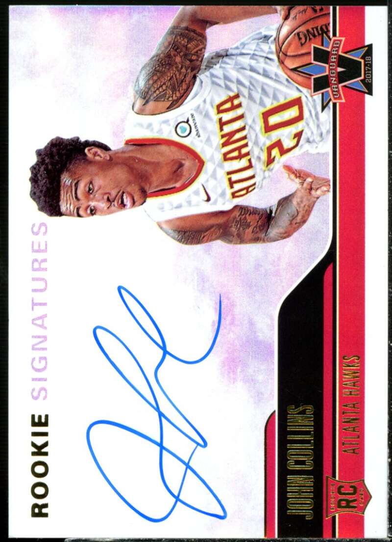 John Collins AU Card 2017-18 Panini Vanguard #105  Image 1