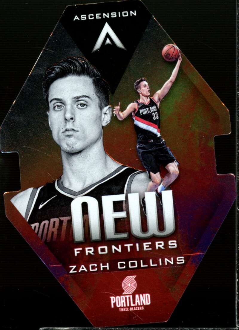 Zach Collins Rookie Card 2017-18 Panini Ascension New Frontiers Die Cuts #20  Image 1