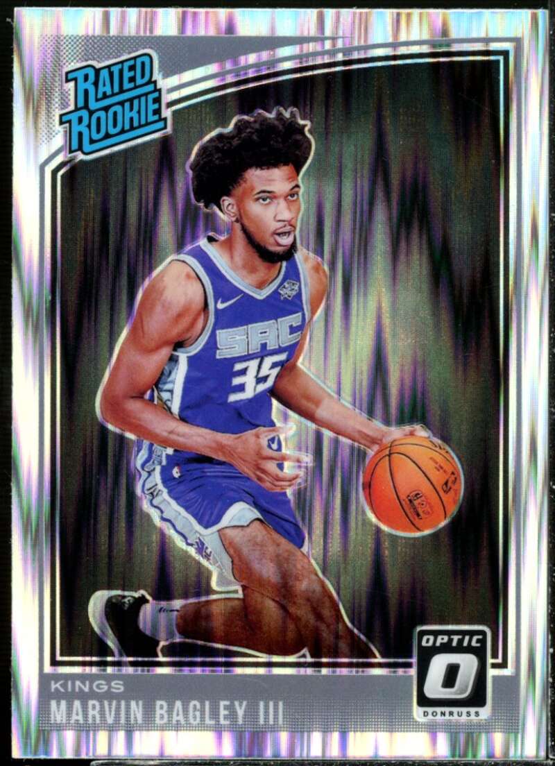 Marvin Bagley III Rookie Card 2018-19 Donruss Optic Shock #168  Image 1