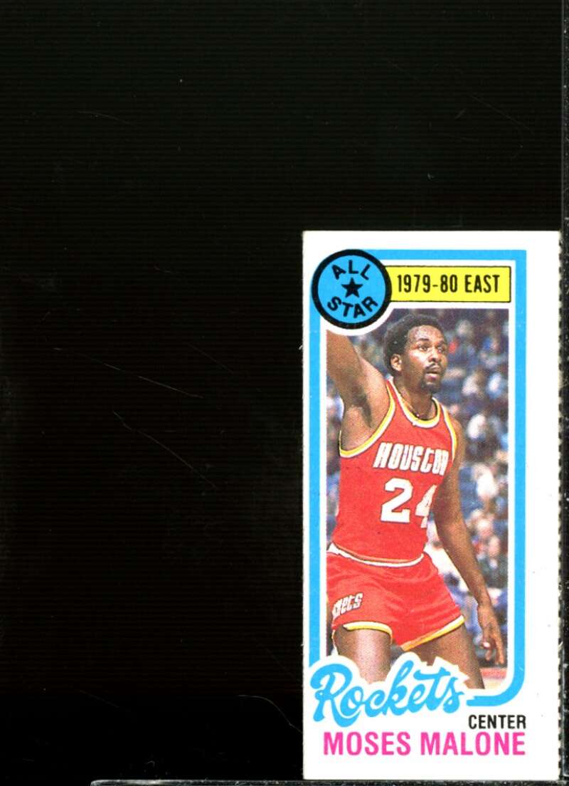 Moses Malone AS Card 1980-81 Topps Single Panel #7  Image 1