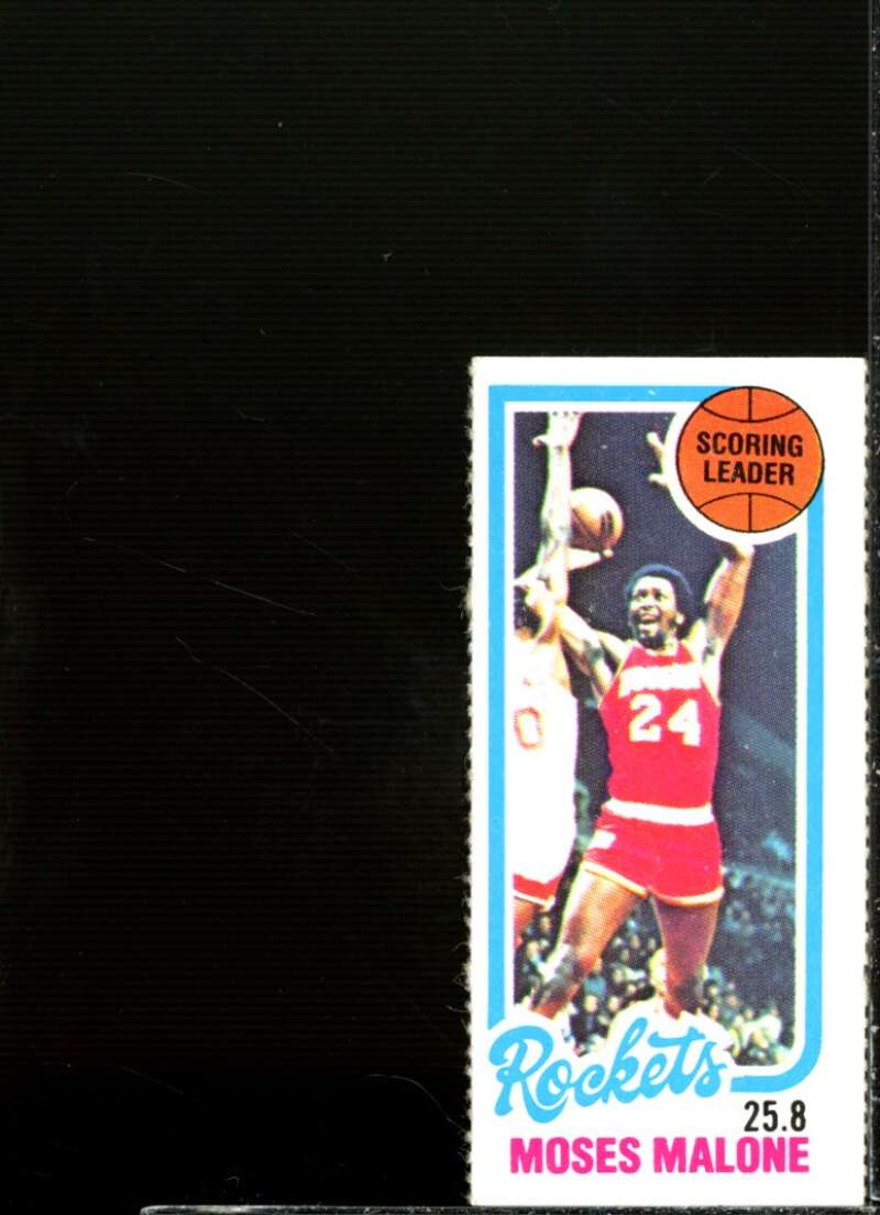 Moses Malone TL Card 1980-81 Topps Single Panel #102  Image 1