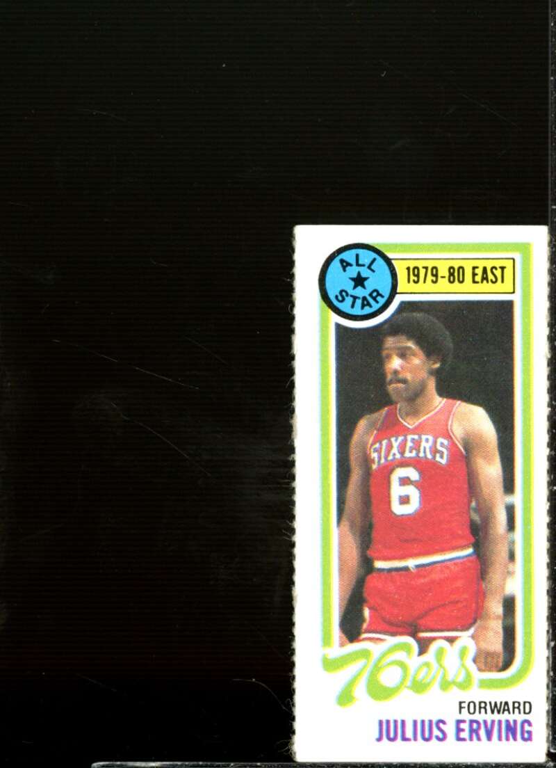 Julius Erving AS Card 1980-81 Topps Single Panel #1  Image 1