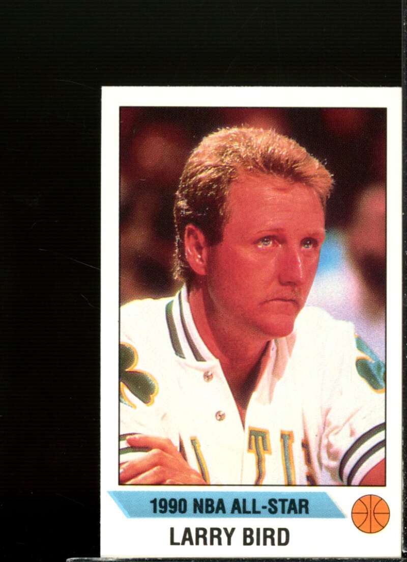 Larry Bird AS Card 1990-91 Panini Stickers #H  Image 1