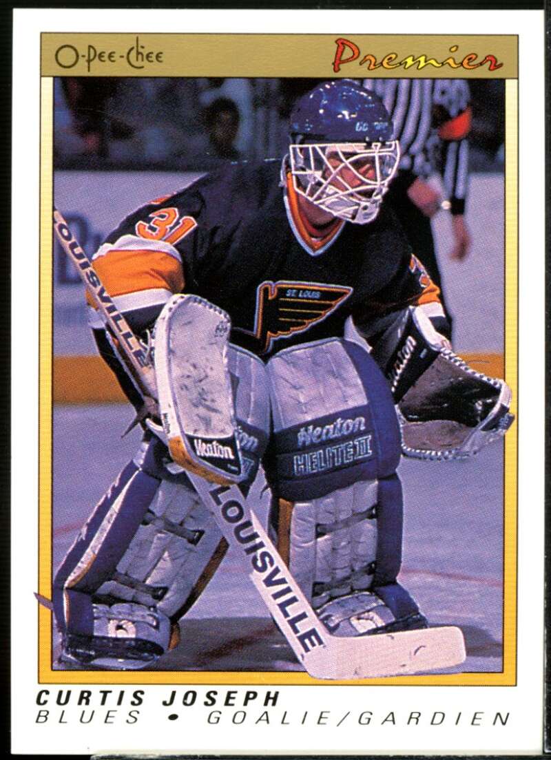 Curtis Joseph Rookie Card 1990-91 OPC Premier #51  Image 1