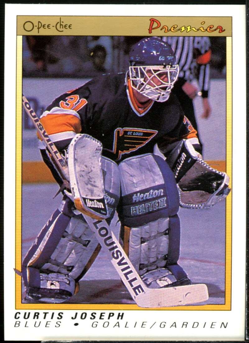 Curtis Joseph Rookie Card 1990-91 OPC Premier #51  Image 1