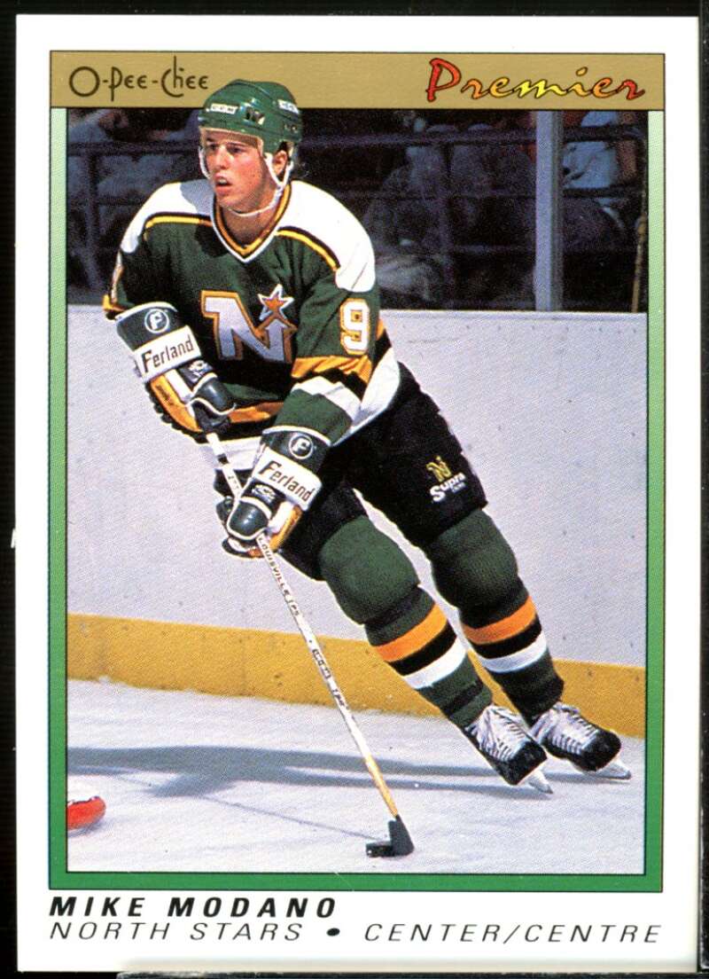 Mike Modano Rookie Card 1990-91 OPC Premier #74  Image 1