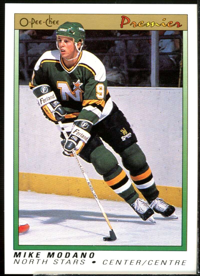 Mike Modano Rookie Card 1990-91 OPC Premier #74  Image 1