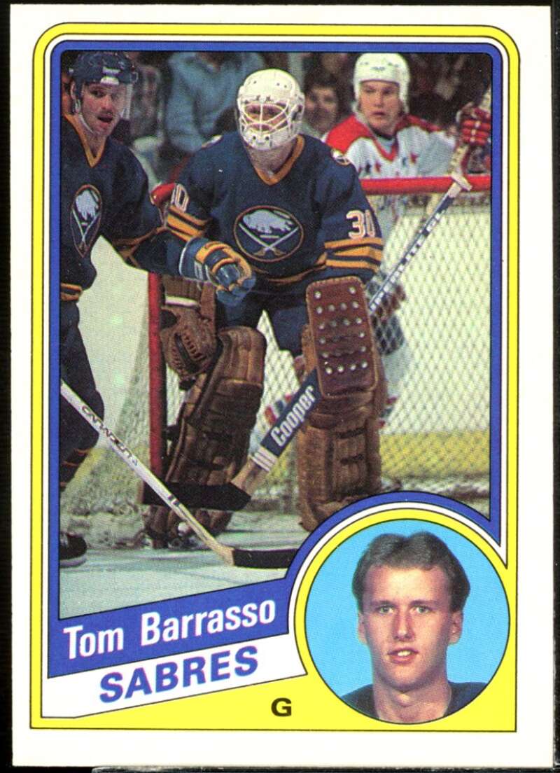 Tom Barrasso Rookie Card 1984-85 O-Pee-Chee #18  Image 1