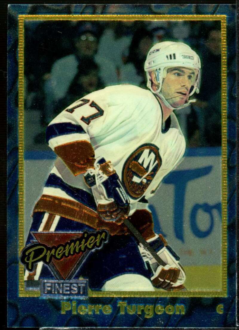 Pierre Turgeon Card 1993-94 Topps Premier Finest #7  Image 1