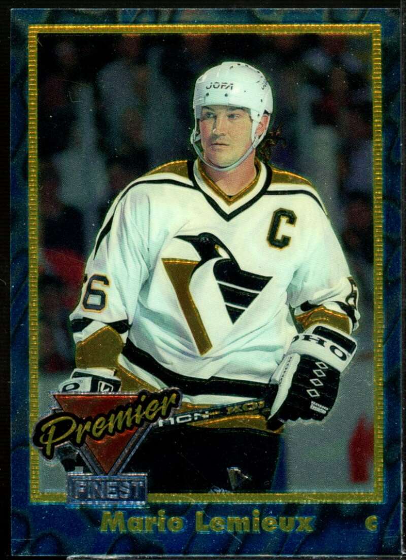 Mario Lemieux Card 1993-94 Topps Premier Finest #10  Image 1