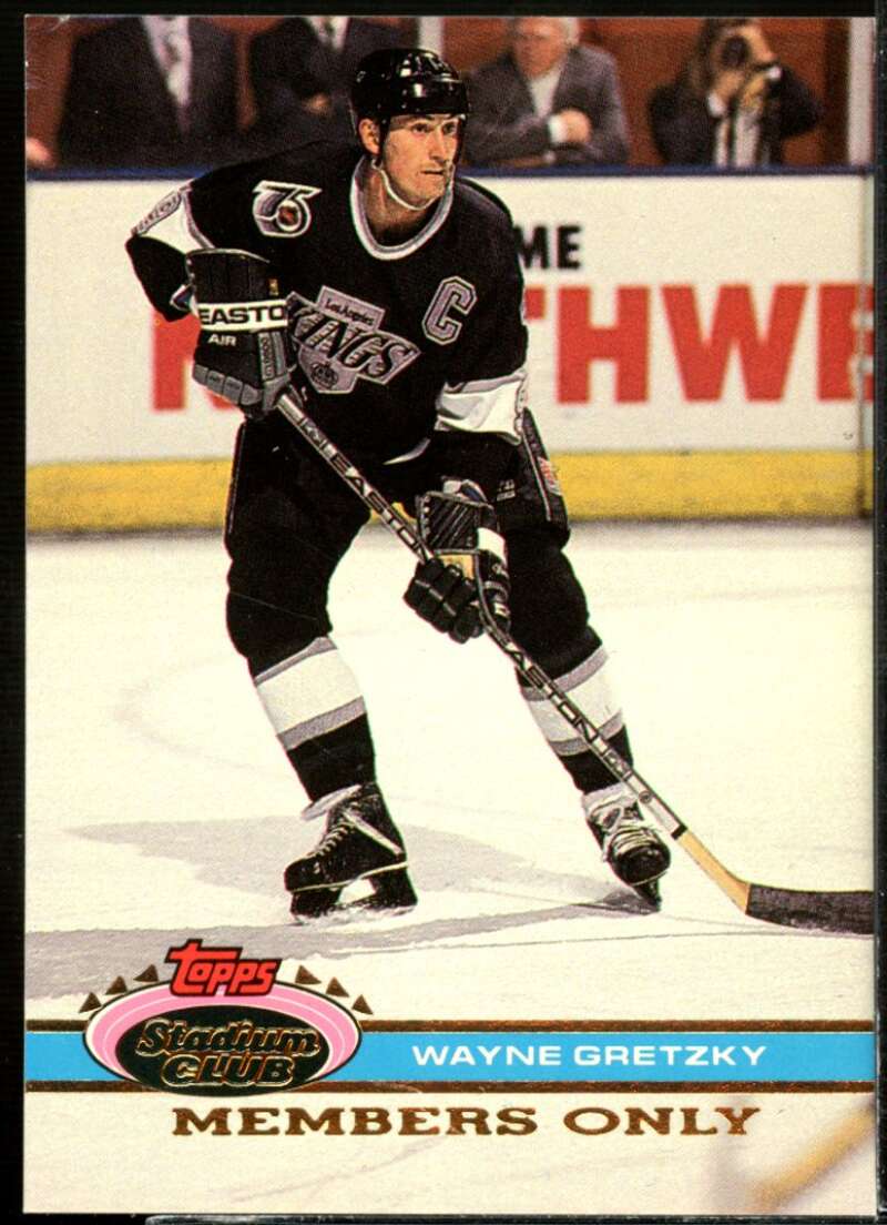 Wayne Gretzky Card 1991 Stadium Club Members Only #44  Image 1