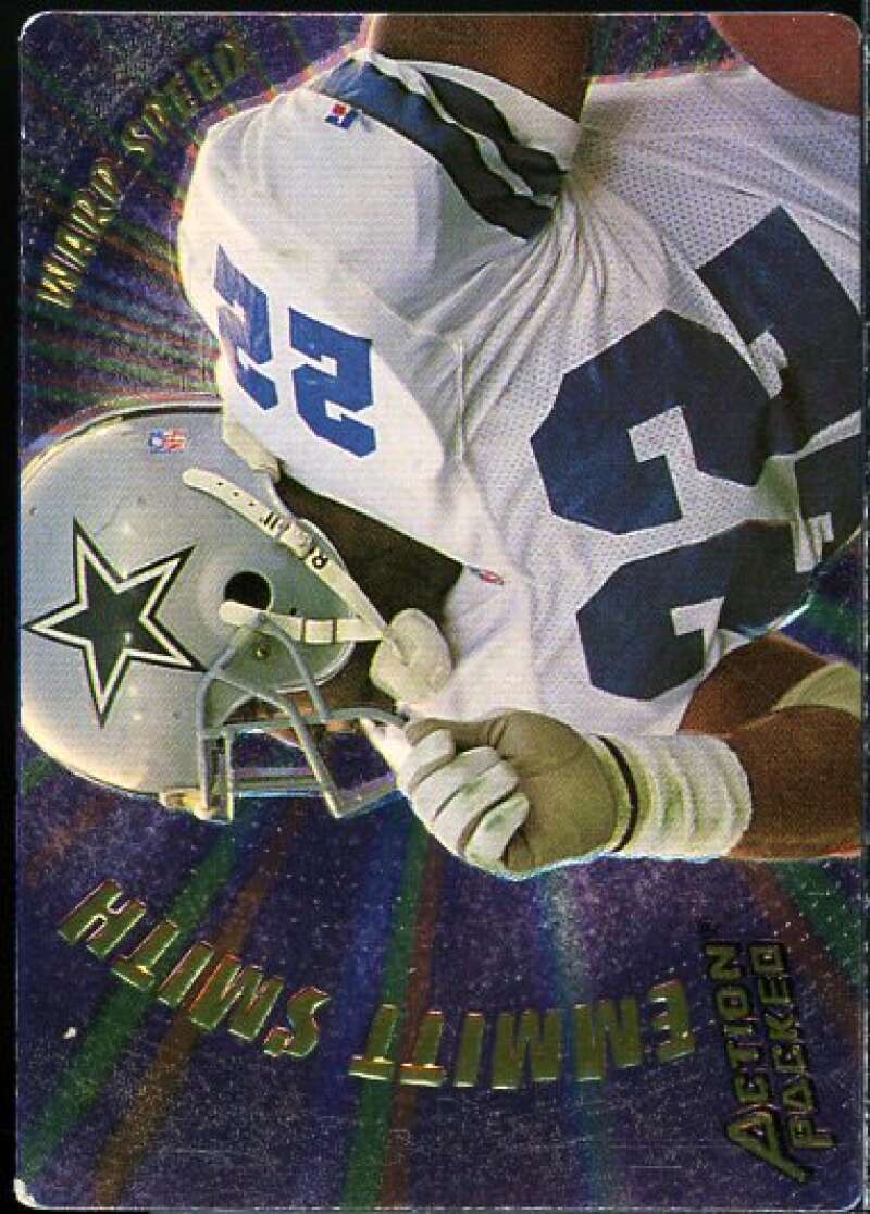 Emmitt Smith Card 1994 Action Packed Warp Speed #WS1  Image 1