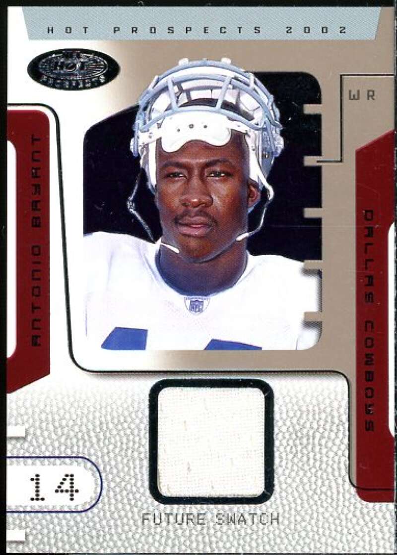 Antonio Bryant JSY Rookie Card 2002 Hot Prospects #89  Image 1