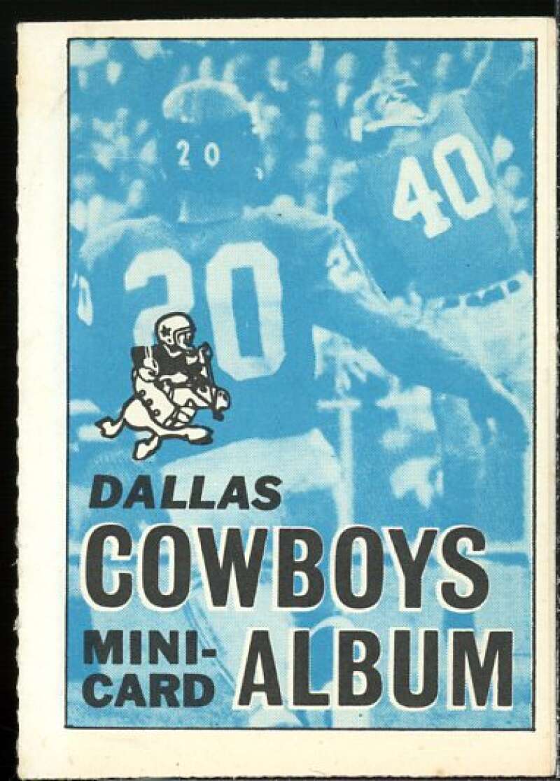 Dallas Cowboys Card 1969 Topps Mini-Cards Stamp Albums #5  Image 1