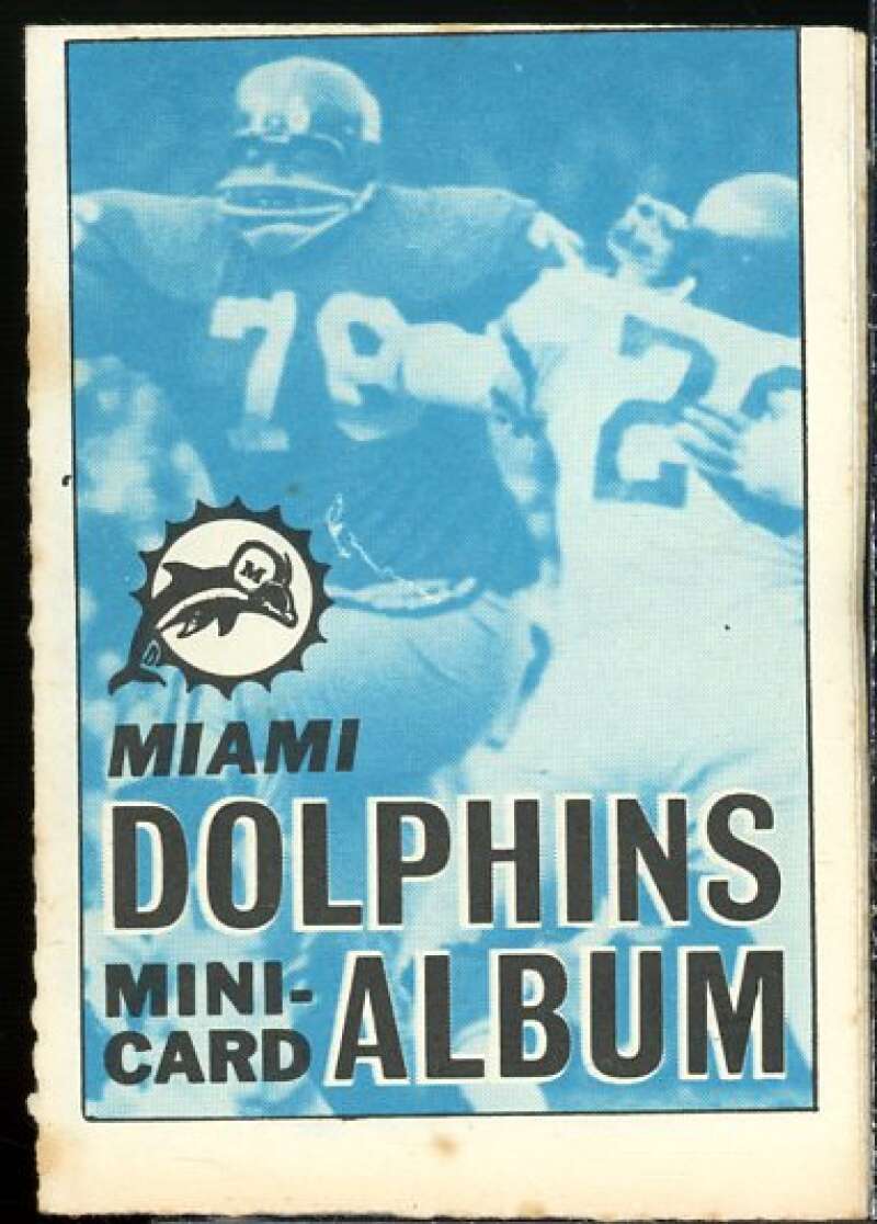 Miami Dolphins Card 1969 Topps Mini-Albums Inserts #23  Image 1