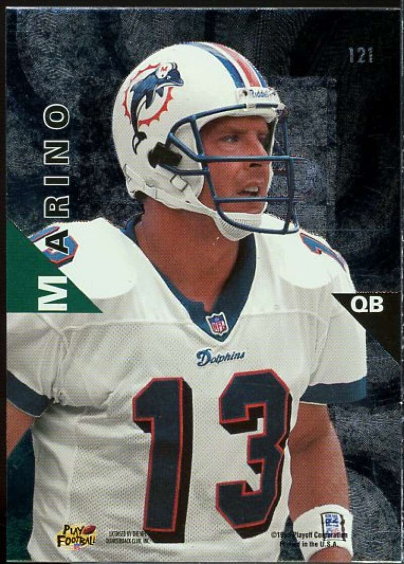 Dan Marino Card 1998 Playoff Momentum Hobby #121  Image 2