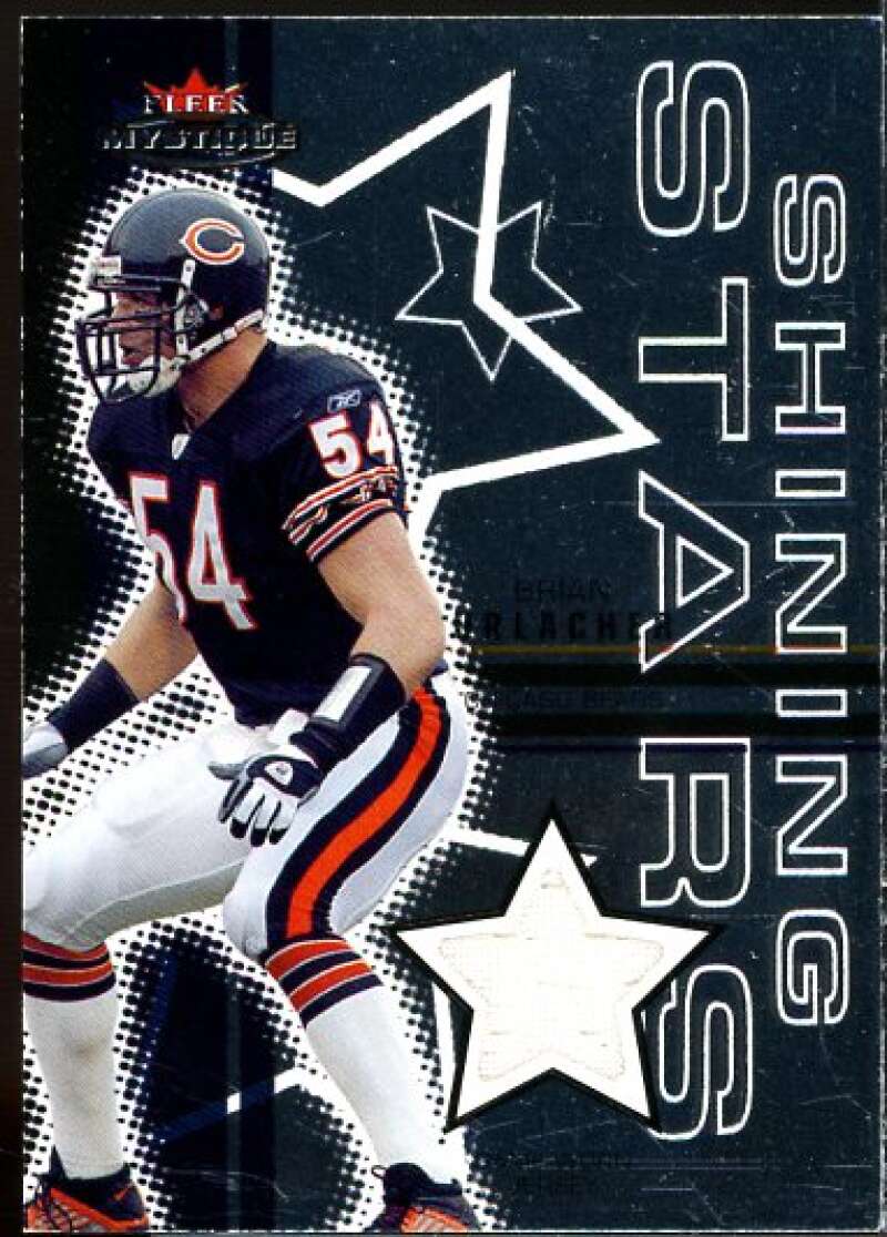 Brian Urlacher Card 2003 Fleer Mystique Shining Stars Jerseys #BU  Image 1