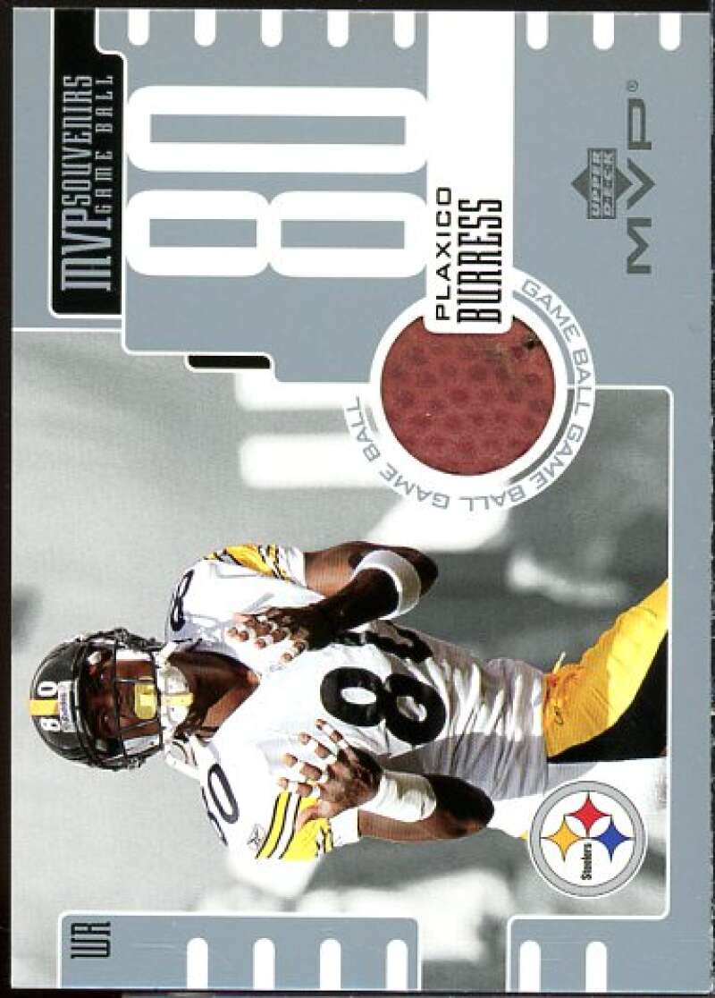 Plaxico Burress Card 2003 Upper Deck MVP Souvenirs #GBPB  Image 1