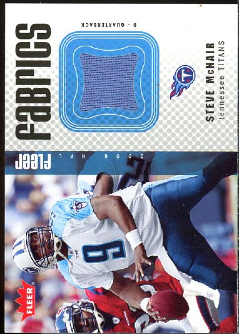 Steve McNair Card 2006 Fleer Fabrics #FFSM  Image 1