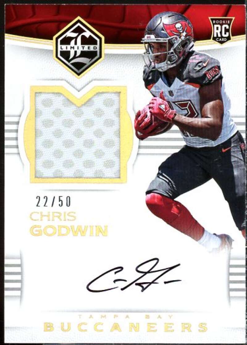 Chris Godwin JSY AU Rookie Card 2017 Limited Gold Spotlight #106  Image 1