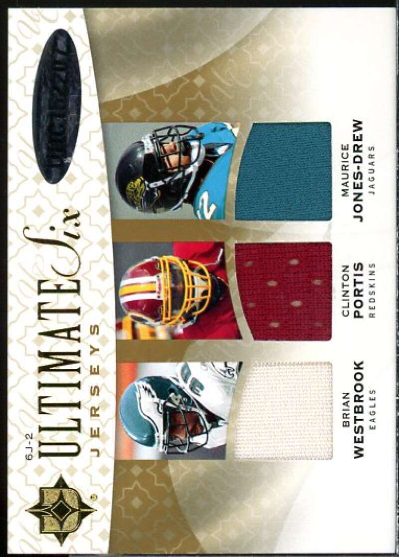 Jones-Drew/Tomlinson/Westbrook/Turner/Peterson/Portis 2009 Ultimate 6 Jerseys #2  Image 2