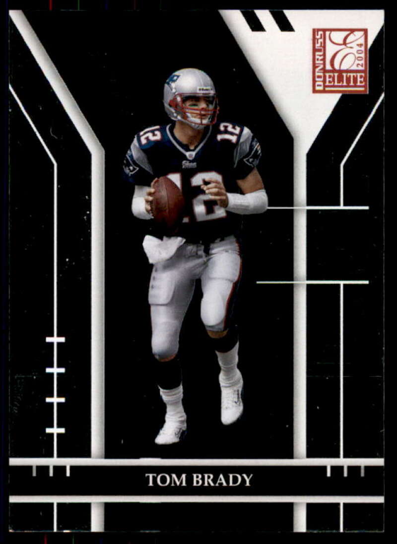 Tom Brady Card 2004 Donruss Elite #58  Image 1