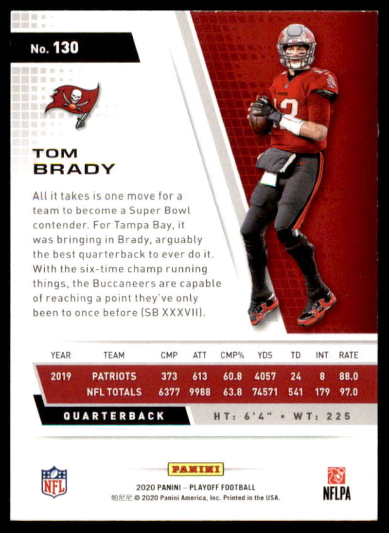 Tom Brady Card 2020 Playoff #130  Image 2