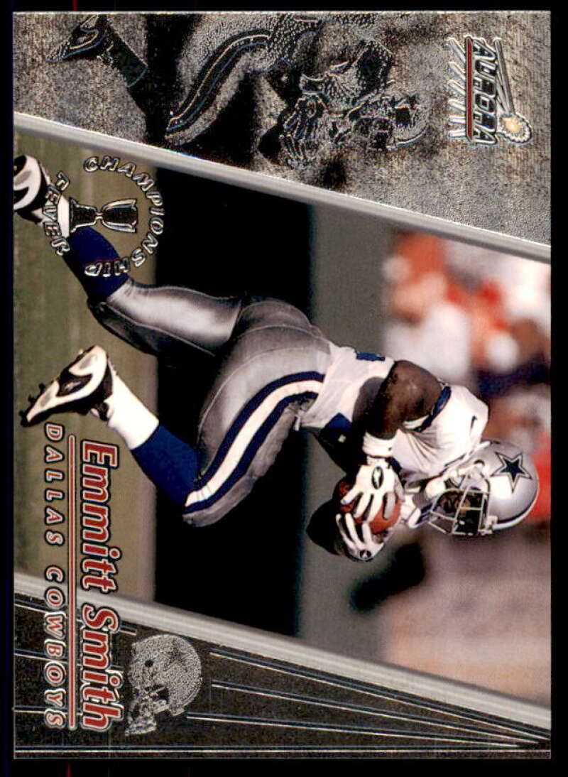 Emmitt Smith Card 1998 Aurora Championship Fever Silver #12  Image 1