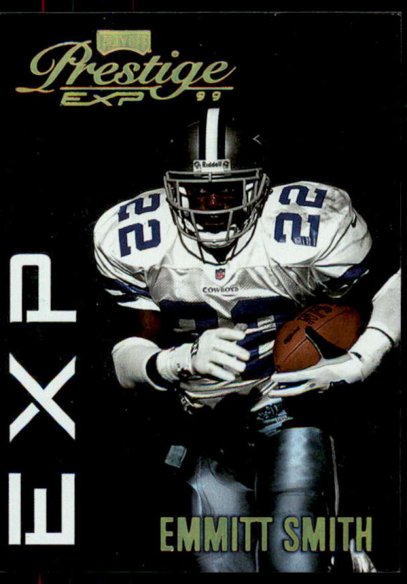 Emmitt Smith Card 1999 Playoff Prestige EXP Reflections Gold #168  Image 1