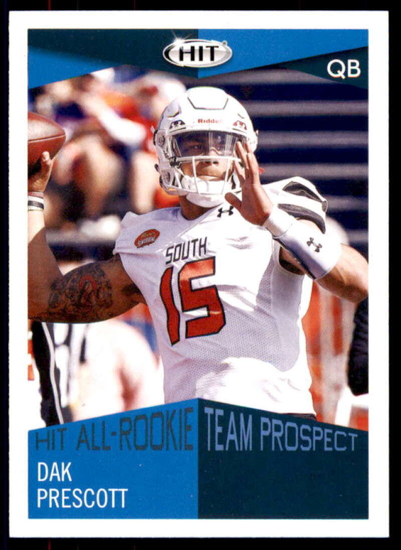 Dak Prescott AR Rookie Card 2016 SAGE HIT #130  Image 1