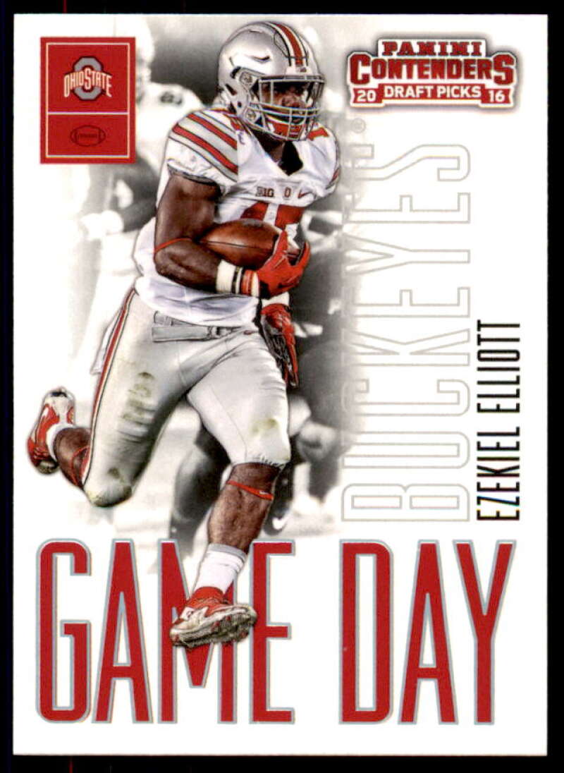 Ezekiel Elliott Rookie 2016 Panini Contenders Draft Picks Game Day Tickets #5  Image 1