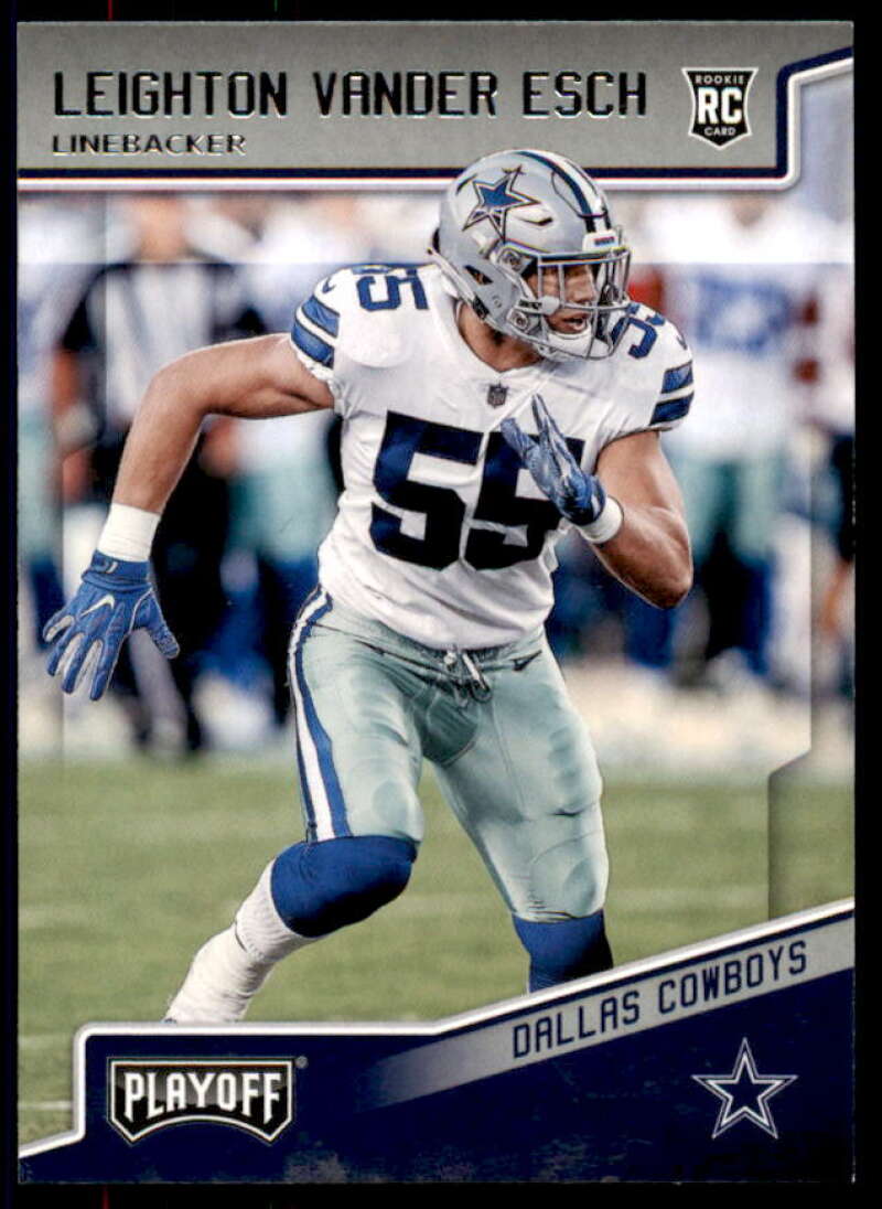 Leighton Vander Esch Rookie Card 2018 Playoff #250  Image 1