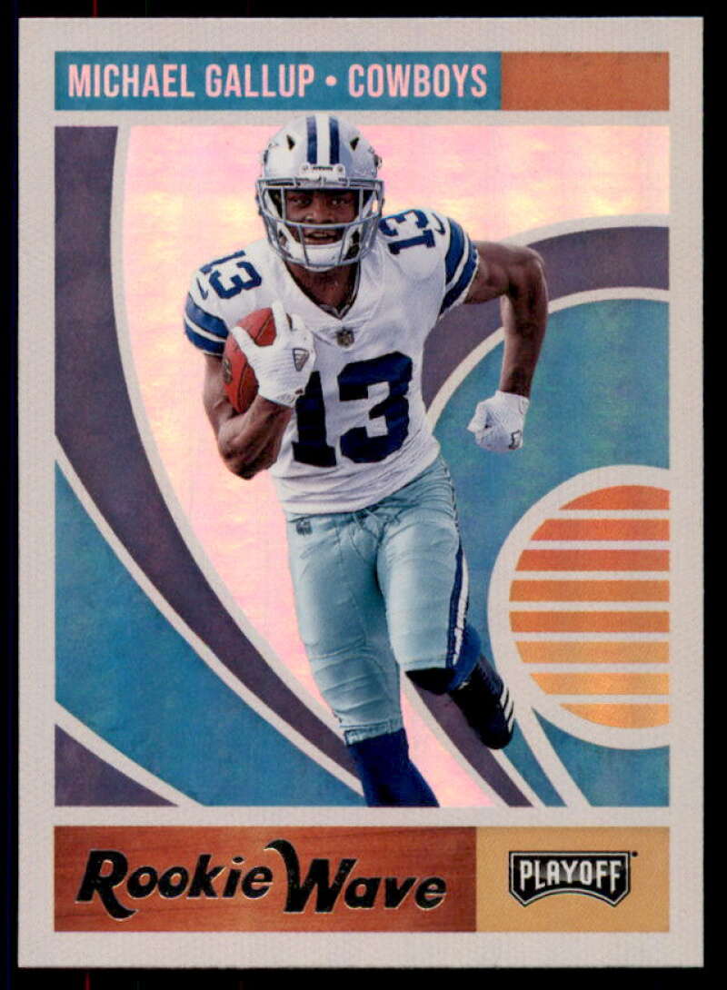 Michael Gallup Card 2018 Playoff Rookie Wave #12  Image 1