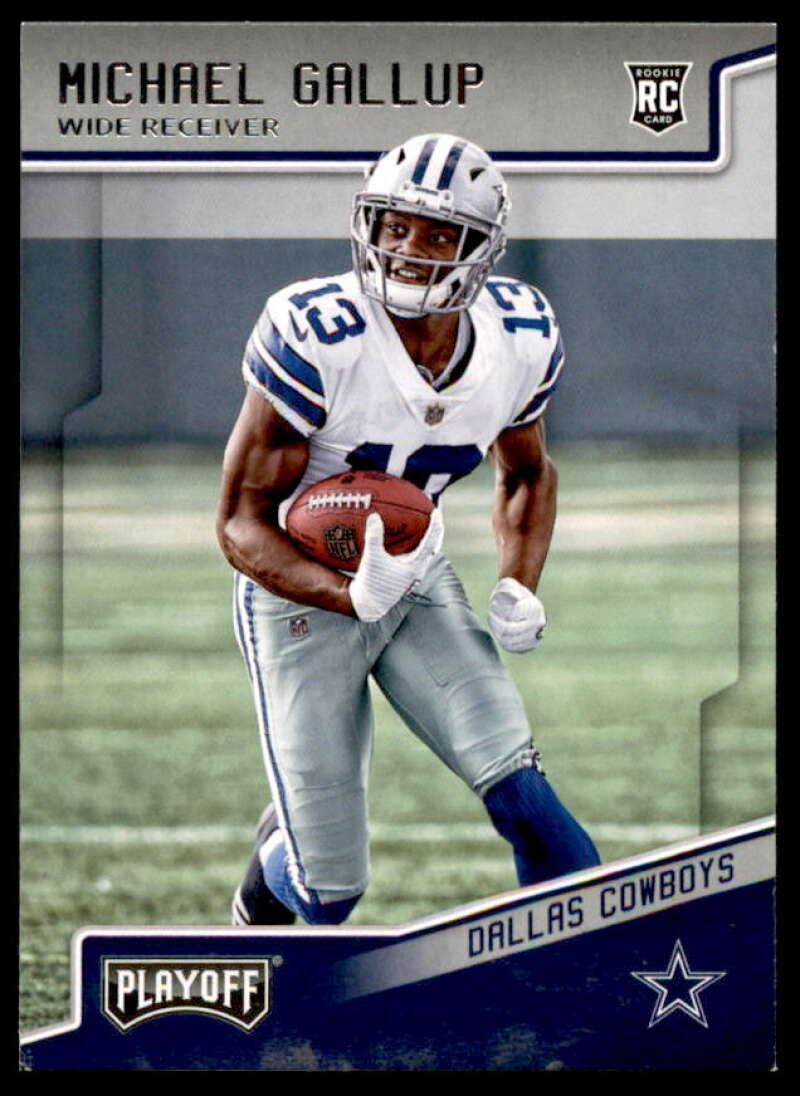 Michael Gallup Rookie Card 2018 Playoff #226  Image 2