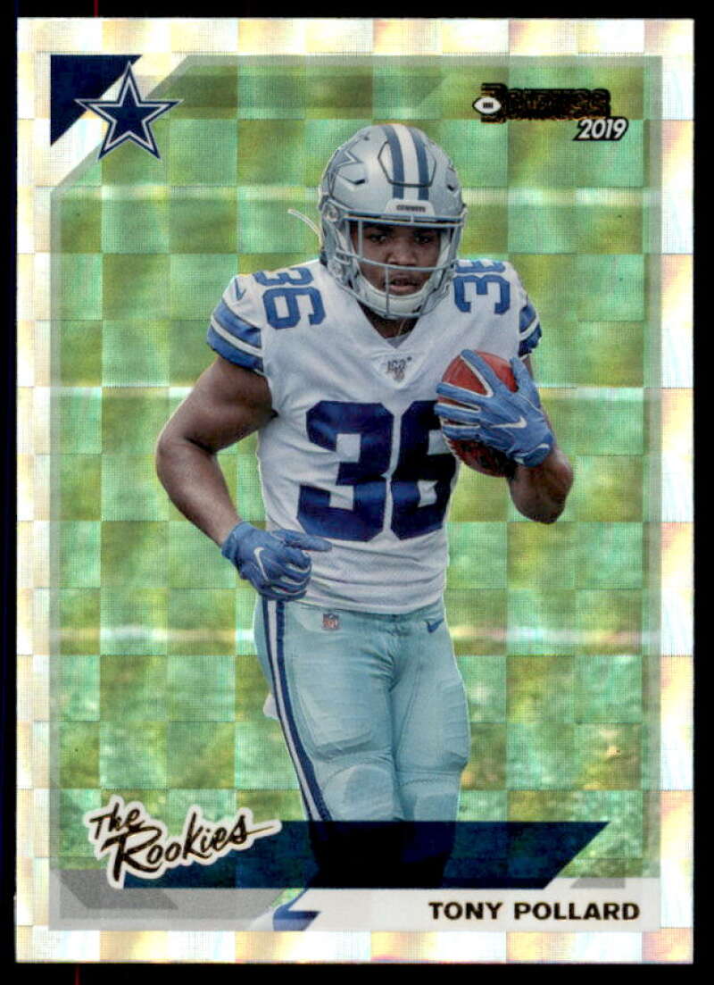 Tony Pollard Rookie Card 2019 Donruss The Rookies #37  Image 1